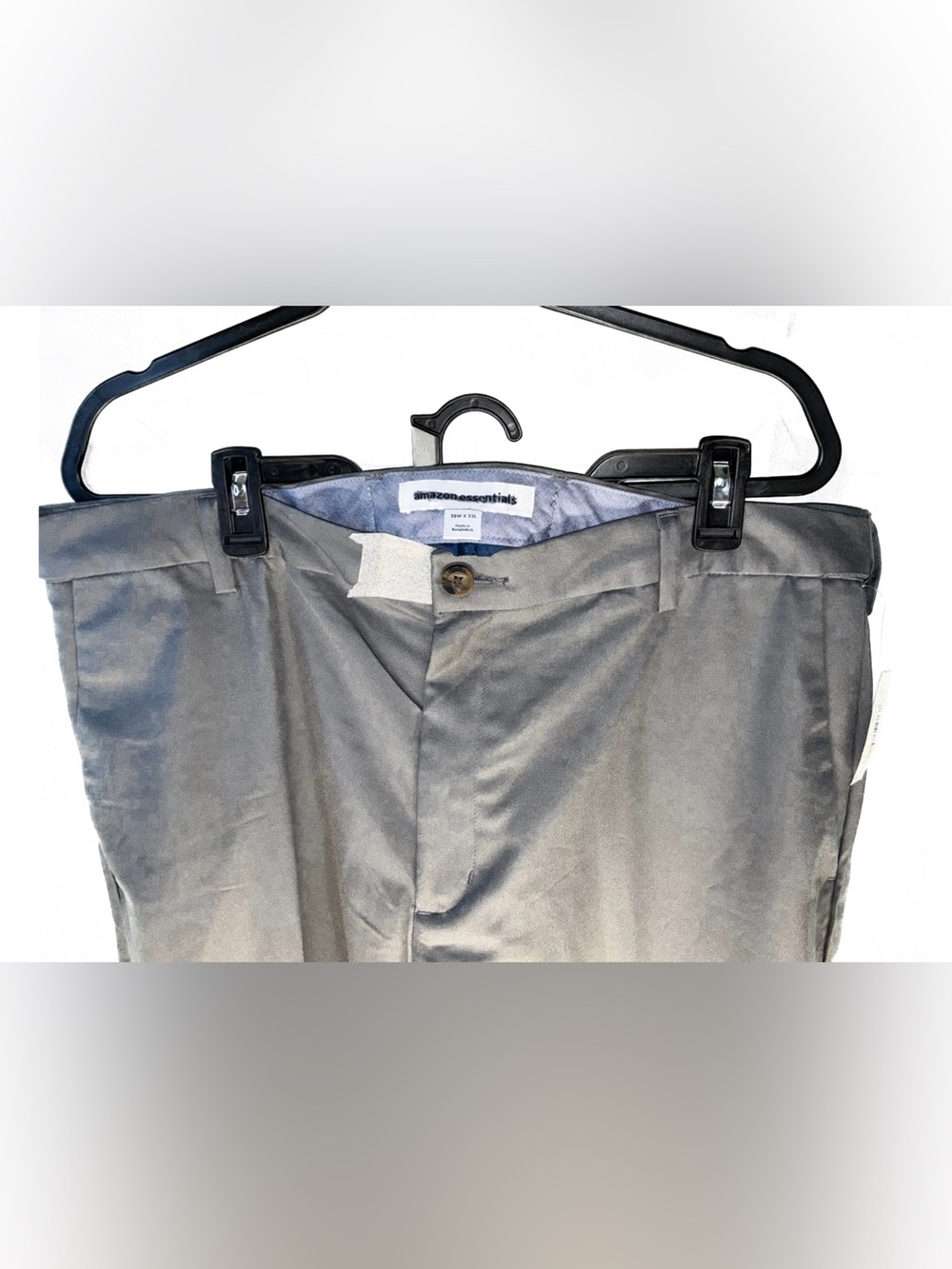 Light Gray Dress Pants 38W x 32L Amazon Essentials